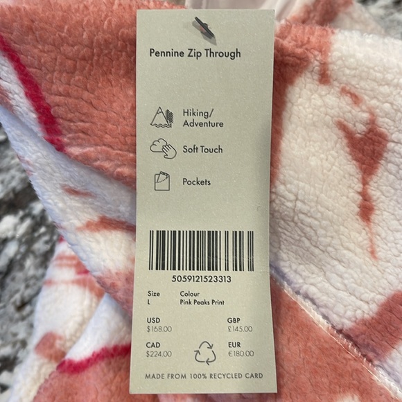 NWT Sweaty Betty fleece jacket - Picture 9 of 9